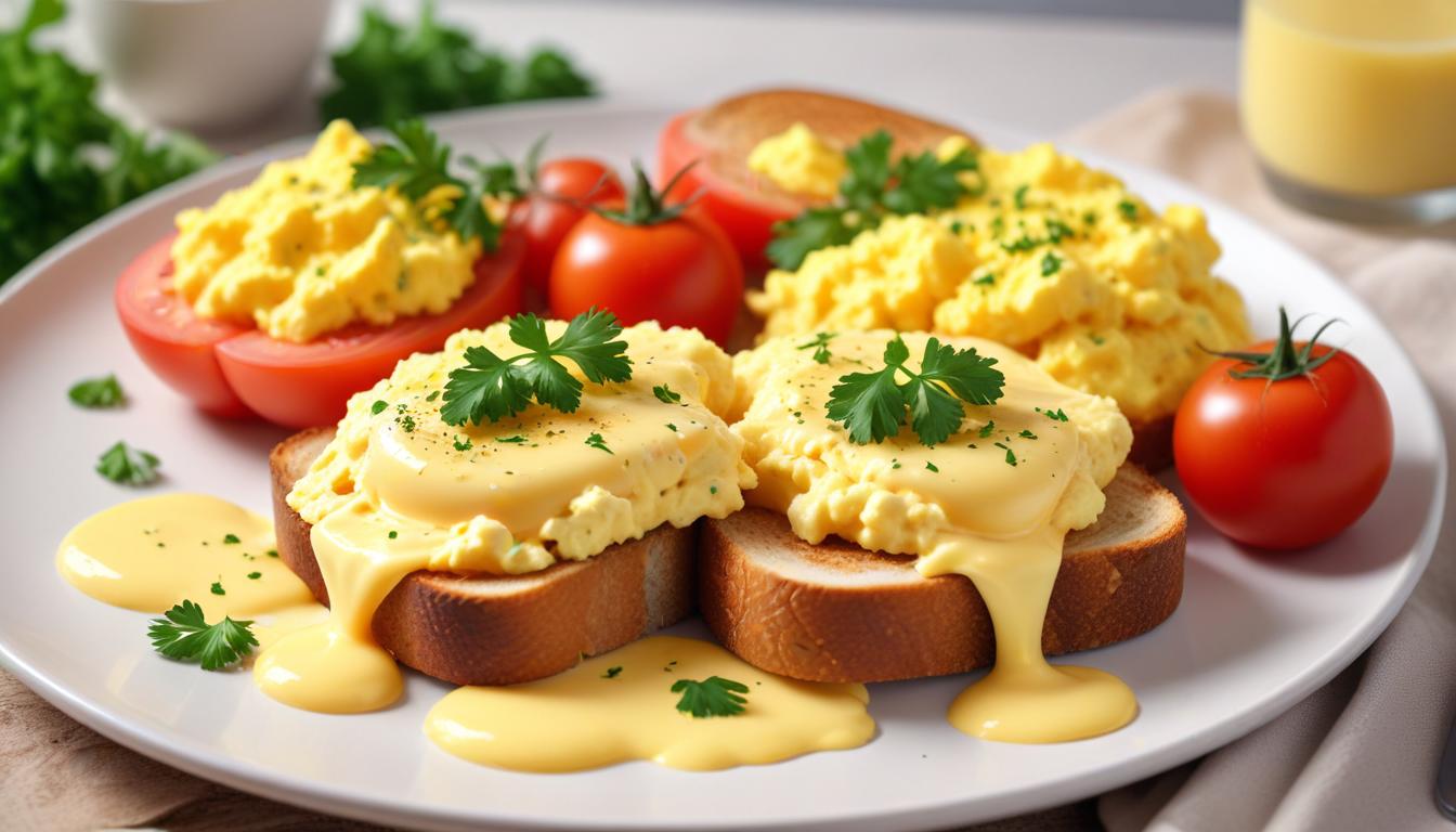 Enerji Dolu Çırpılmış Yumurtalı Tost