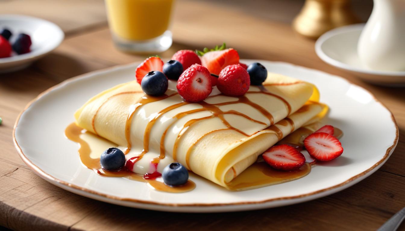 Sütlü Crepe: Fransız Usulü İnce Krep Tatlısı