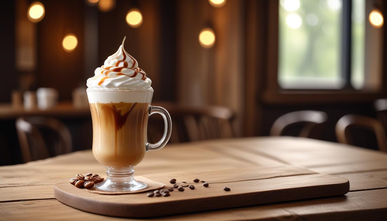 Kremalı Ev Yapımı Karamel Macchiato
