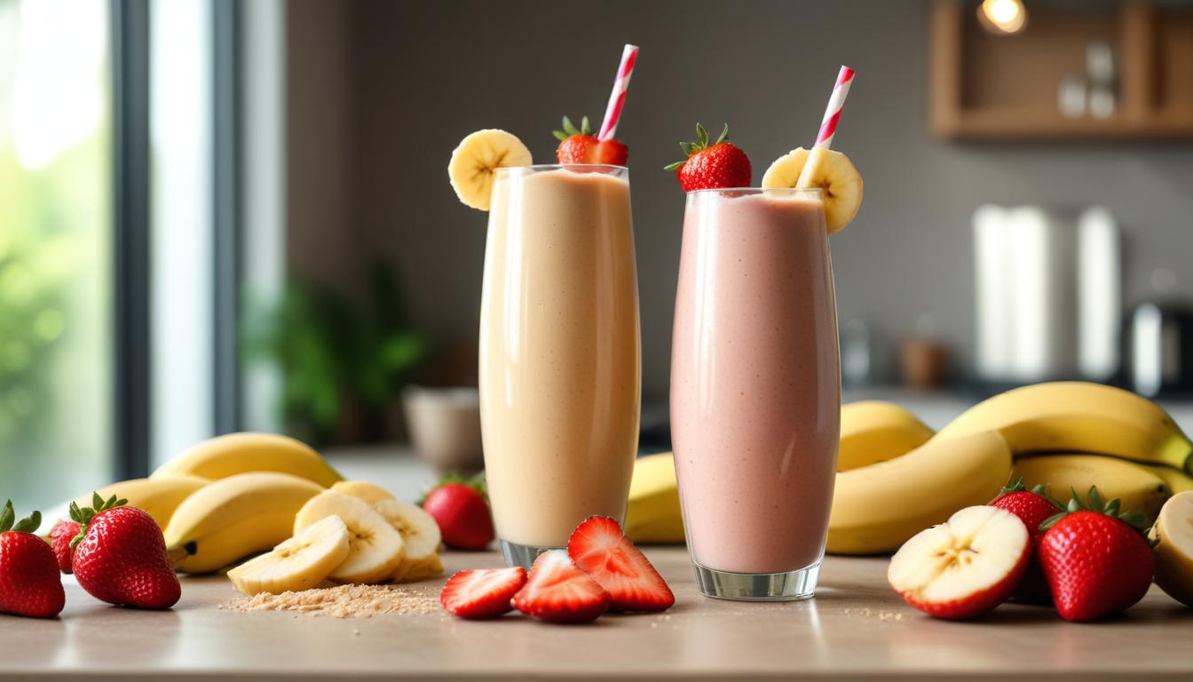 Enerji Veren Kahveli Meyve Smoothie Tarifi