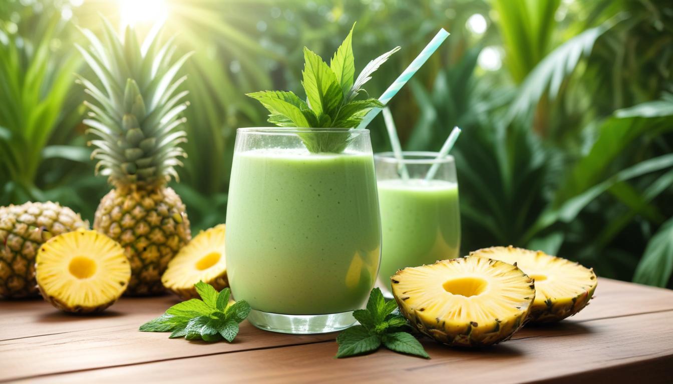 Ferahlatıcı Naneli Smoothie Tarifi