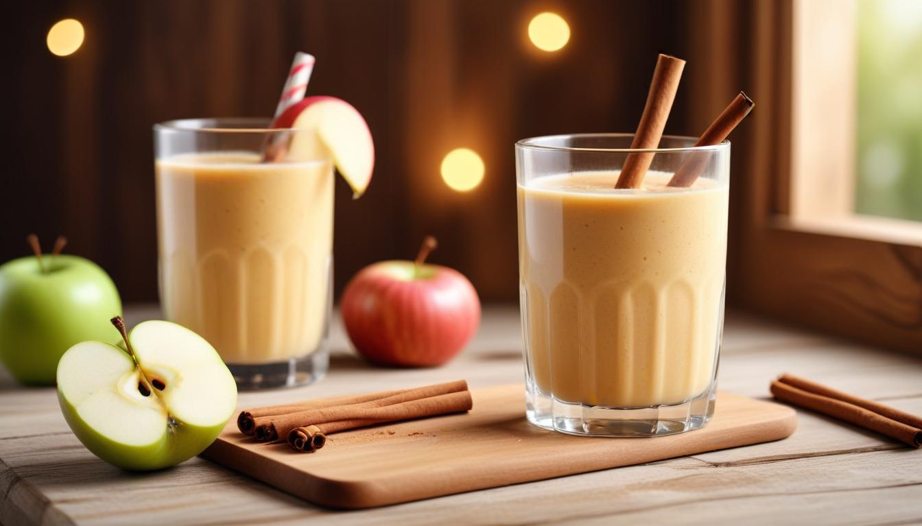 Elma ve Tarçın Cenneti: Besleyici Smoothie Tarifi