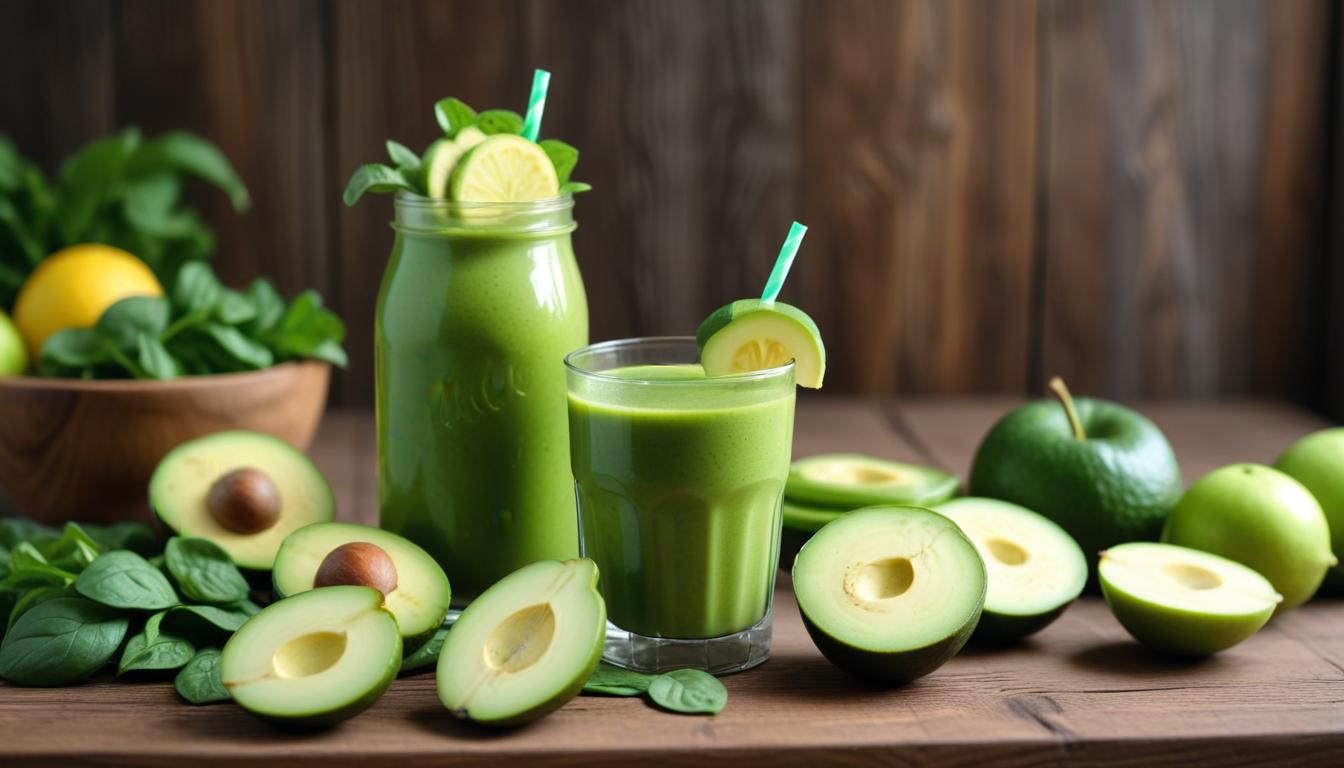Enerji Dolu Yeşil Detoks Smoothie Tarifi