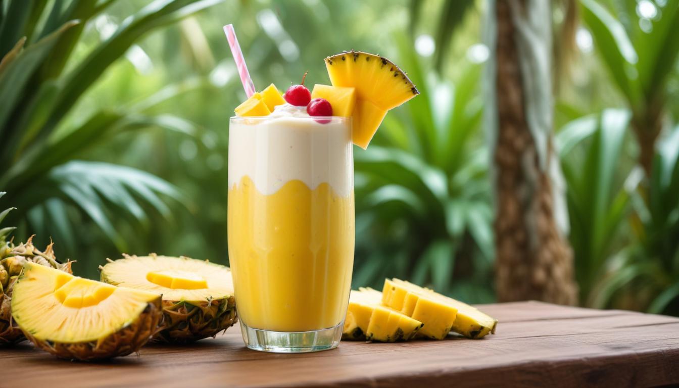 Tropical Delight: Mango and Pineapple Smoothie