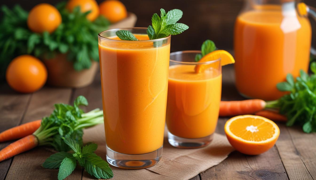 Besleyici Havuçlu Portakal Smoothie