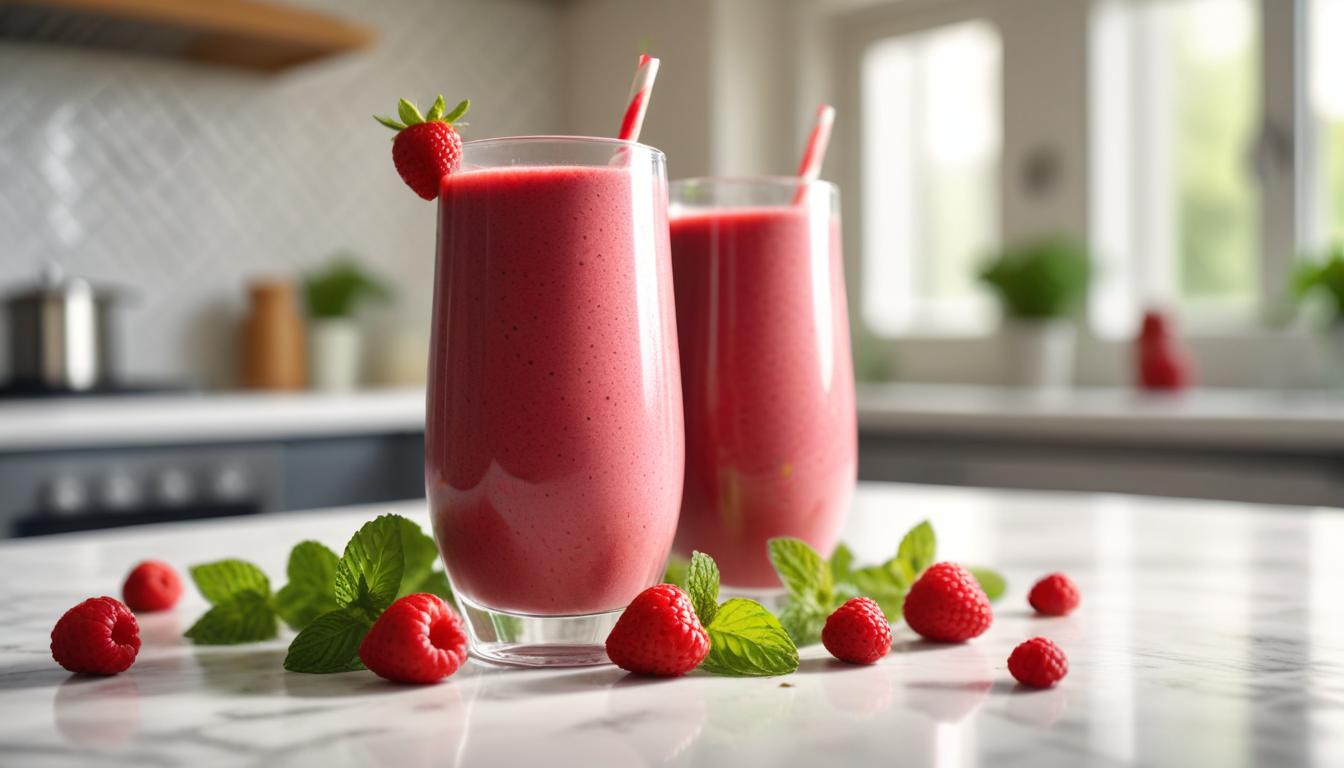 Kırmızı Meyvelerle Dolu Antioksidan Smoothie