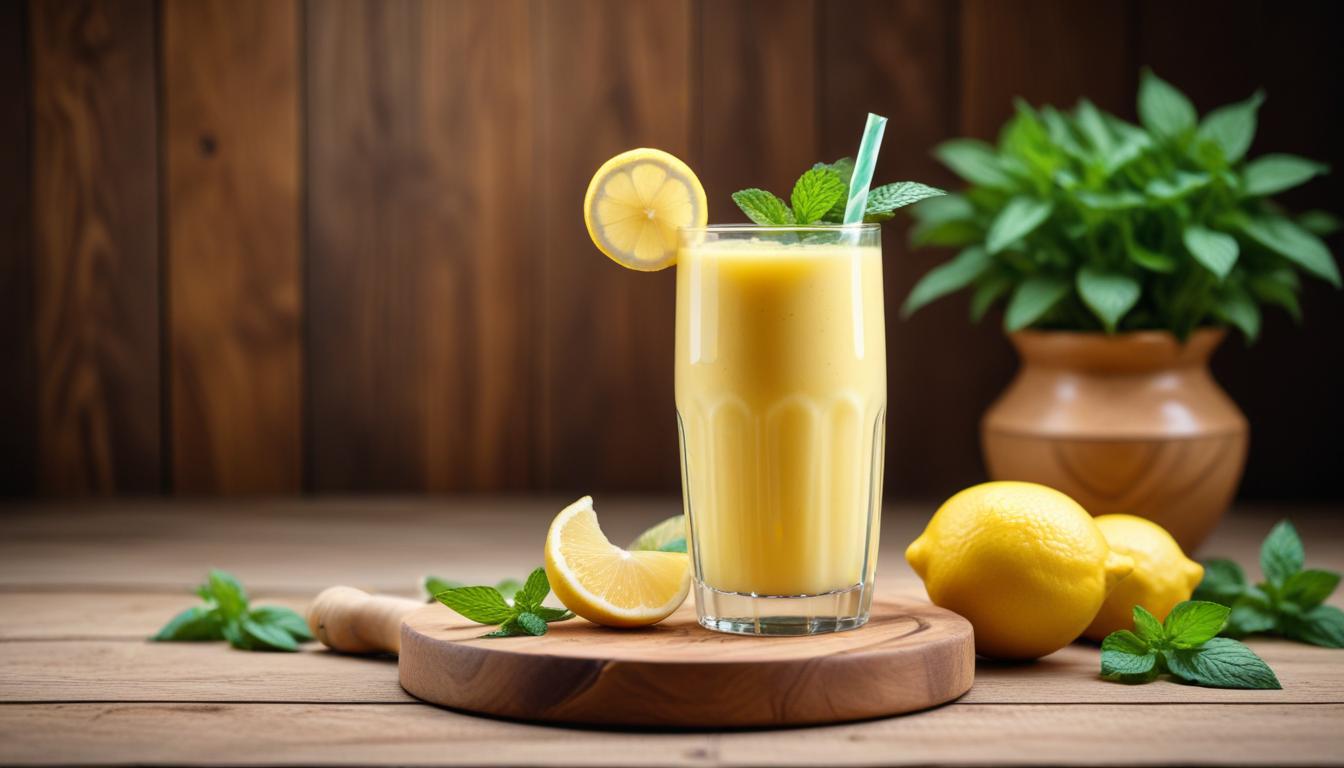Kışı Sıcak Geçirin: Zencefilli ve Limonlu Bağışıklık Güçlendirici Smoothie