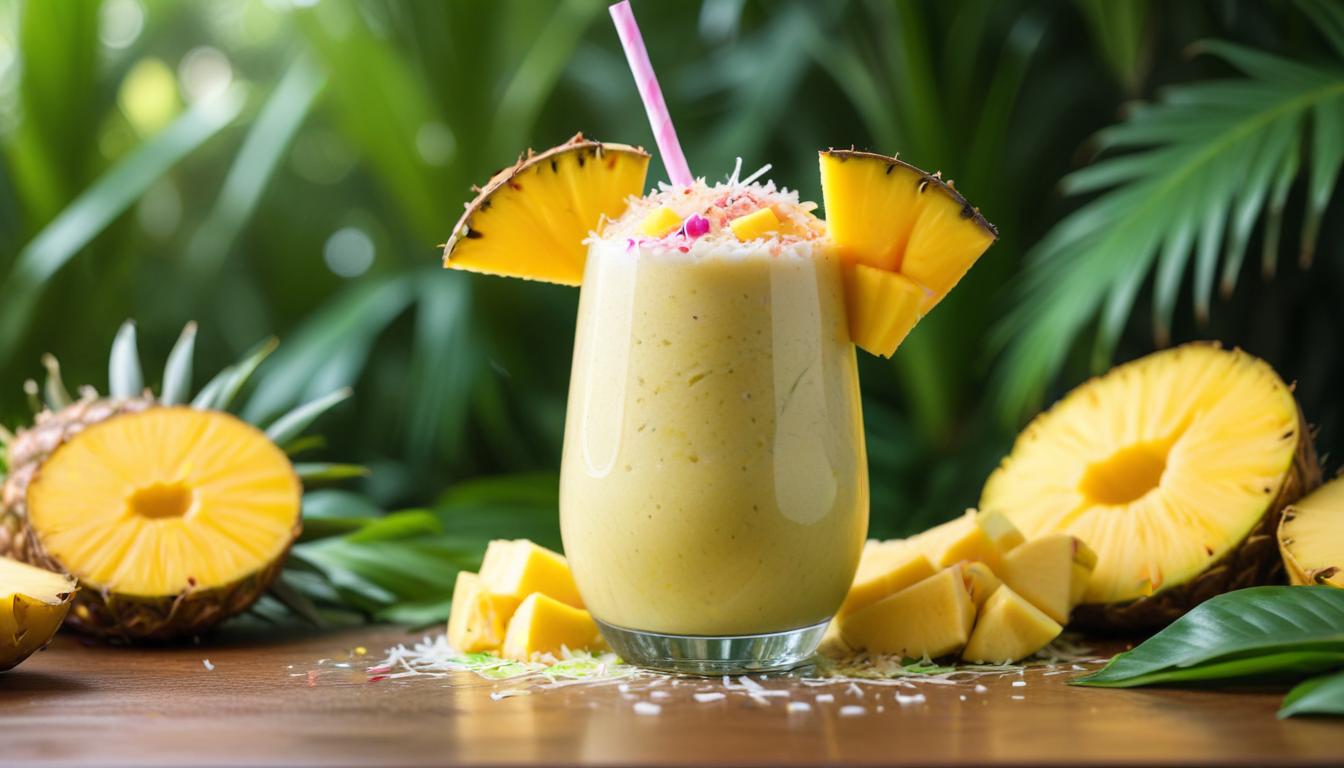 Yazın Serinleten Tropikal Tatil Smoothie Tarifi