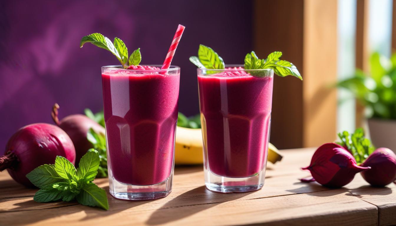 Enerji Dolu Kırmızı Pancarlı Smoothie Tarifi