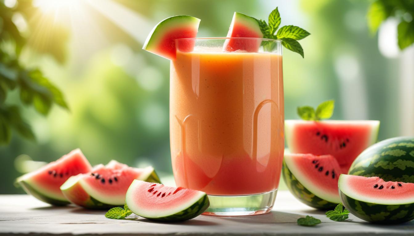 Serinleten Kavunlu Karpuzlu Smoothie Tarifi