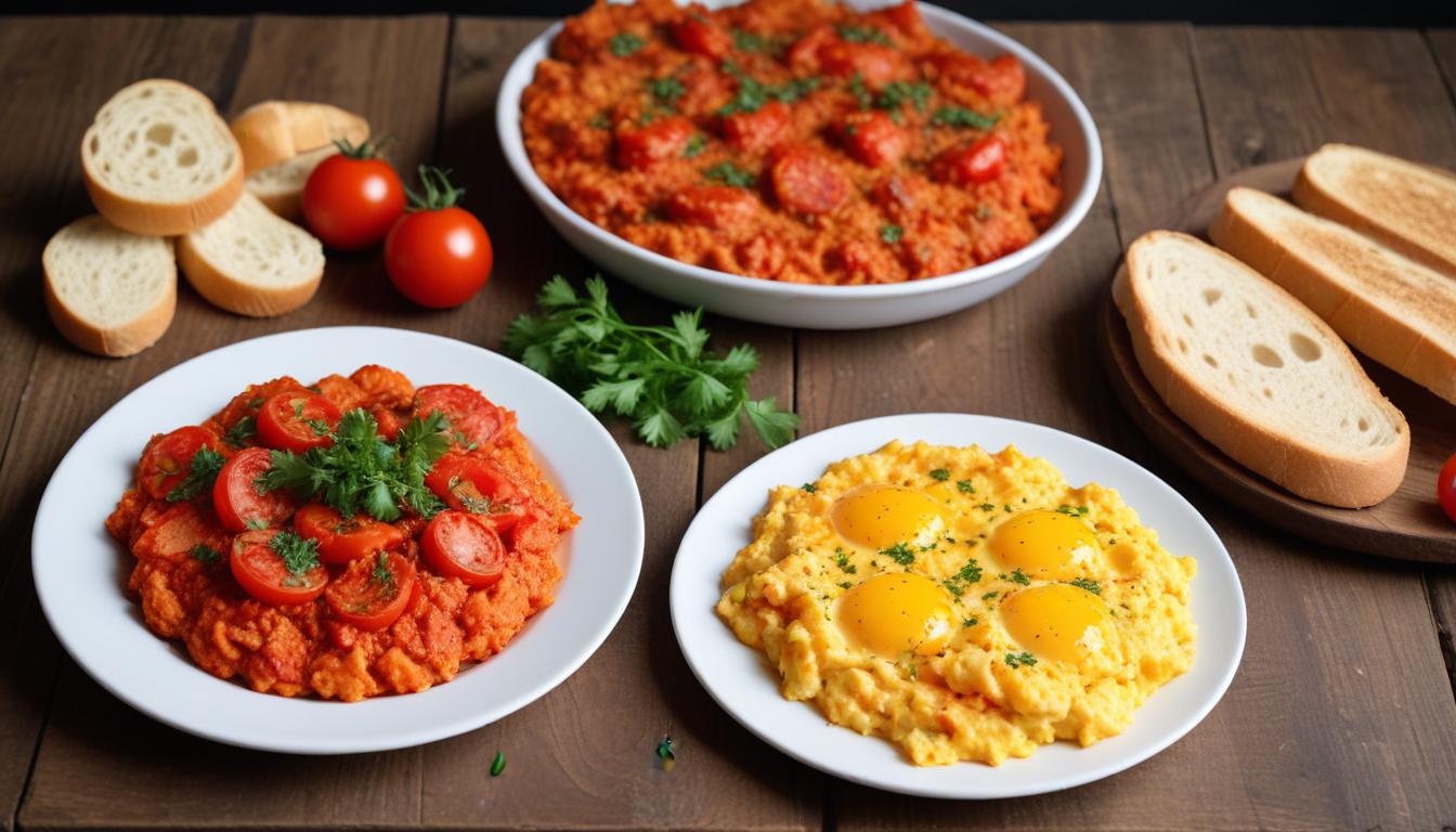 Menemen Tarifi: Sucuklu Kahvaltı Ziyafeti