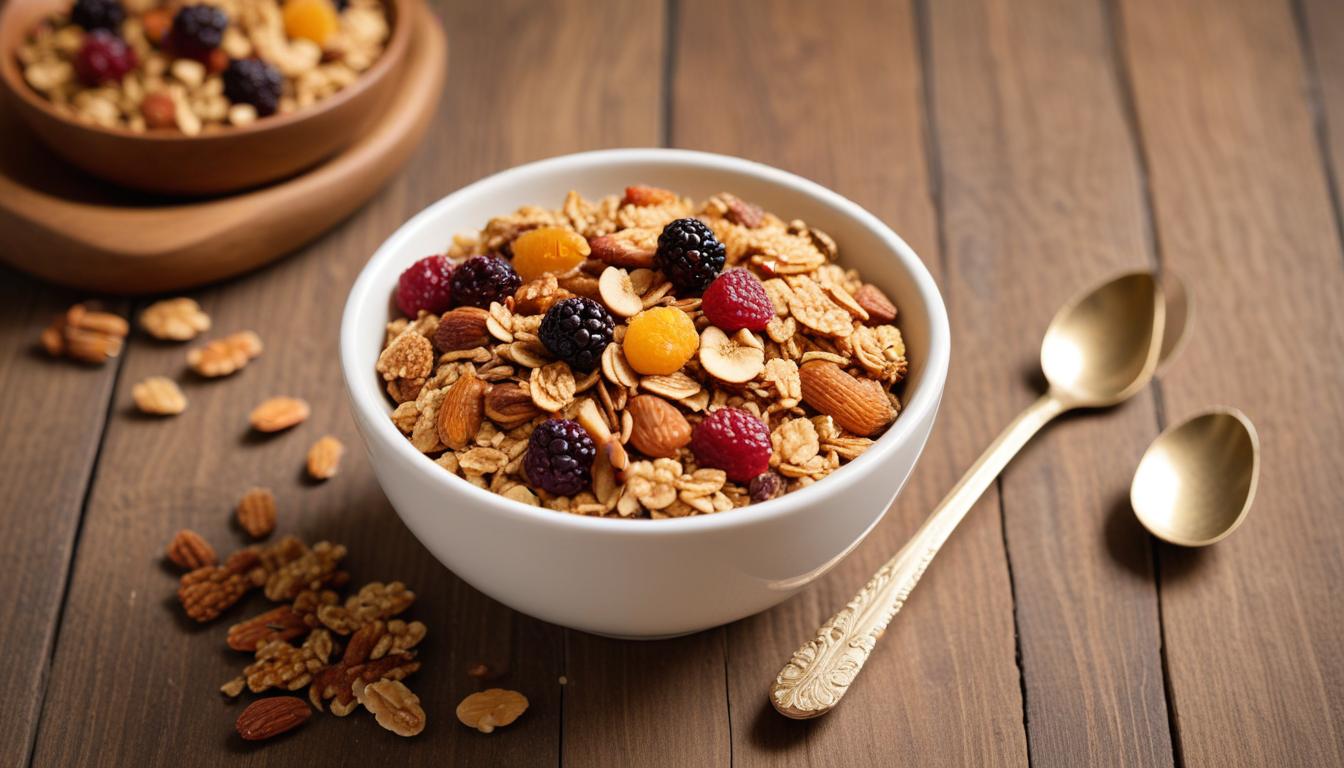 Enerji Dolu Kuru Meyveli ve Yemişli Granola Tarifi